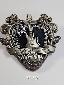 Hard Rock Casino Staff Badge Pin 2021 Grand Opening Northern Indiana Limited Ed