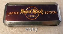 Hard Rock Limited Edition Pin Set 1995 Grand Opening Las Vegas Strip Hotel /box