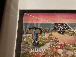 Hard Rock Park Grand Opening Framed Pin Set Limited Edition 2008