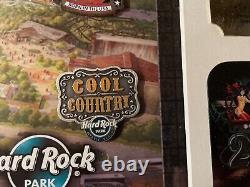 Hard Rock Park Grand Opening Framed Pin Set Limited Edition 2008