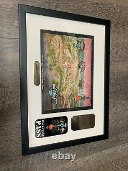 Hard Rock Park Pin Framed Grand Opening Pin Set Limited Edition