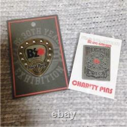 Hard rock cafe 30th Anniversary B'z collaboration pin Badge and LIVE GYM pin