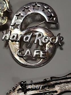 Hard rock cafe Sterling Silver staff pins With Other Staff Pins
