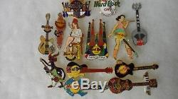 Hard rock cafe pins 100 pins, all 2005 or before, includes U. S. And intertnal