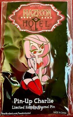 Hazbin Hotel 3 Limited Charlie, Alastor Pin Set with Playing Cards