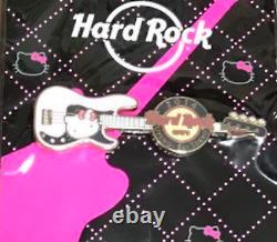 Hello Kitty Hard Rock CAFE PIN Fender Guitar Japan Limited Rare version x 6