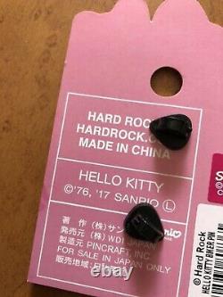 Hello Kitty Hard Rock Cafe FUKUOKA Limited Rock Pin Collaboration From JAPAN