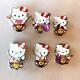 Hello Kitty Hard Rock Collaboration Cafe Band Pin Pin Badge 6 Pieces From Japan