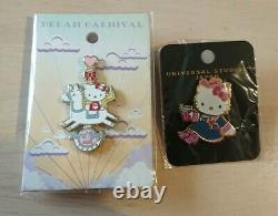 Hello Kitty Universal Studio Japan PIN & Hard Rock Cafe Carnival PINS from Japan