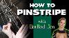 How To Pinstripe Pinstriping For Beginners