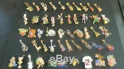 Huge Amazing lot of 150 Hard Rock Cafe Collectible Pins! Rare & hard-to-find