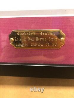 Joe Petruccio signed #d 50 Hard Rock Park Framed Pin Set Rare Rocksie's Heaven
