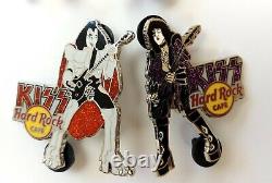 KISS Band Hard Rock Café Pin Badge 4pc Set Dynasty In Concert Dazzle 2006 LE 200