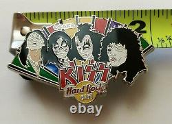 KISS Band Hard Rock Café Pin Badge 4pc Set Japan Fan Kiss Pin 11 2005 LE 500