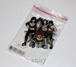 KISS Band Hard Rock Café Pin Badge Madrid Love Gun Alive 2 Group 2005 LE 150