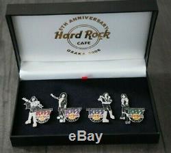 KISS Hard Rock Cafe Osaka 5th Anniversary Box Pin Set