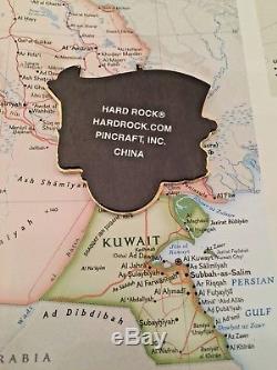 KUWAIT HARD Rock CAFE CLOSED HRC ALTERNATIVE CITY METAL MAGNET VERY RARE