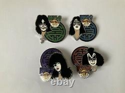 Kiss Hard Rock Cafe Tokyo Osaka Nagoya Crest Series Pin Set 2005 Ltd 750