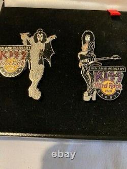 Kiss Nagoya Hard Rock Cafe Pin Box Set 9th Anniversary 2006 Vintage