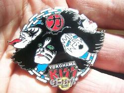 Kiss Vol. #10 Japan Chain 2005 Pin set of 4 Hard Rock Cafe Group Pins LE 500