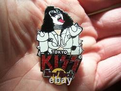 Kiss Vol. #2 Japan Bust & Glitter Series'05 set of 8 Hard Rock Cafe Pins LE 1000