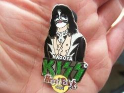 Kiss Vol. #2 Japan Bust Series 2005 set of 4 Hard Rock Cafe Pins LE 1000