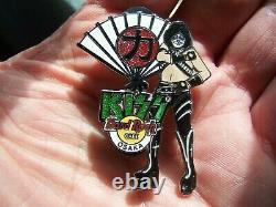 Kiss Vol. #3 Japan Fan & Kimono Series 2005 set Of 8 Hard Rock Cafe Pins LE 1000