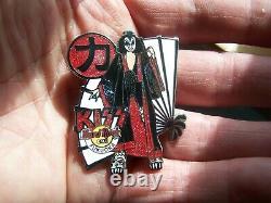 Kiss Vol. #3 Japan Kimono Series 2005 set Of 4 Hard Rock Cafe Pins LE 1000