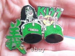 Kiss Vol. #6 Japan Wicked Series 2005 set of 4 Hard Rock Cafe Pins LE 750