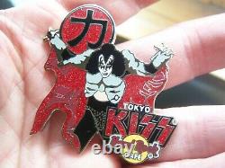 Kiss Vol. #7 Japan Stars Series 2005 set of 4 Hard Rock Cafe Pins LE 750
