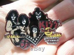 Kiss Vol #8 Japan Albums'05 Pin set of 4 Hard Rock Cafe Group Pins LE500