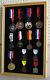 Large Lapel Pin Medal Patches Ribbon Display Case Wall Shadow Box, Pc04-oa