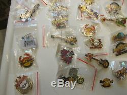 Large collection of 78 Hard Rock Cafe pins worldwide lot HRC