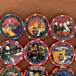 Las Vegas Hard Rock Hotel and Casino Gambling Chips