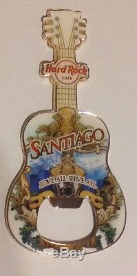 Lot 4 Hard Rock Cafe Magnet opener Buenos Aires Argentina and Santiago Chile