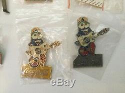 Lot Of 23 Rare Hard Rock Cafe Pin Coca Cola Rolling Stones Disney Guitar Silver
