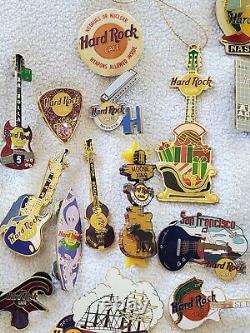 Lot of 26 Hard Rock Cafe Assorted Pins RARE