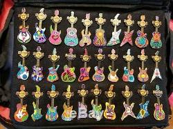 Lot of 40 Hard Rock Cafe 2007 Peace Guitar Pins