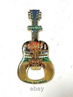 MAUI, Hard Rock Cafe, Bottle Opener Magnet City T V-8