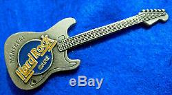 MONTREAL LARGE SILVER PROTOTYPE FENDER PRE UNIFICATION GUITAR Hard Rock Cafe PIN