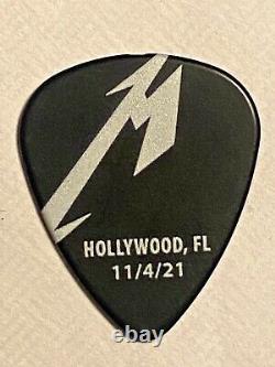 Metallica Plectrum Pick Hollywood, Florida 11/4/2021 Hard Rock Hotel & Casino