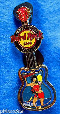 NABQ EGYPT GRAND OPENING STAFF GIRL SPIN GUITAR WIND SURFER Hard Rock Cafe PIN
