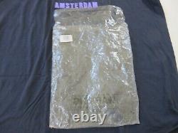 NOS 1990s Hard Rock Cafe Tshirt Amsterdam Navy Blue Purple Cotton XXL Netherland