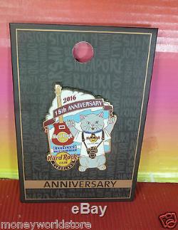 Now Closed! Hard Rock Cafe Cleveland Tower City 2016 18th An. Pin Le300 Rare