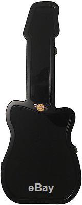 Official HARD ROCK CAFE Black Guitar Shaped PIN Display Case 31T x 12.5W COOL