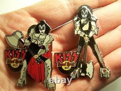 Only $19 Ea. / Complete Kiss 20 Pin USA Set 2005 Hard Rock Cafe LE 500 Rare! HTF