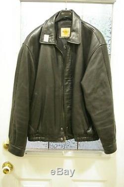 Original Hard Rock Cafe San Diego Leather Jacket With All Access Pin Size Men L