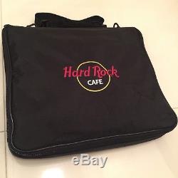 PIN BADGE Collectors LARGE BAG / CASE Hard Rock Cafe HRC BLACK FOR PINS