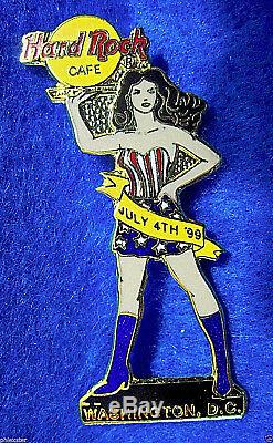PROTOTYPE WASHINGTON DC WONDERWOMAN SUPER HERO GIRL 4TH JULY Hard Rock Cafe PIN