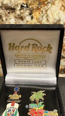 PUNTA CANA HOTEL & CASINO Hard Rock 2 Pin BOX Opening Staff 2010 62628 62074
